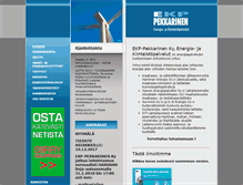 Tablet Screenshot of ekp-pekkarinen.fi